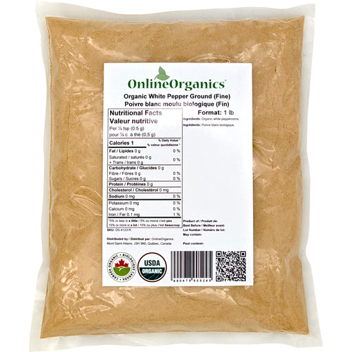 Organic White Pepper Ground