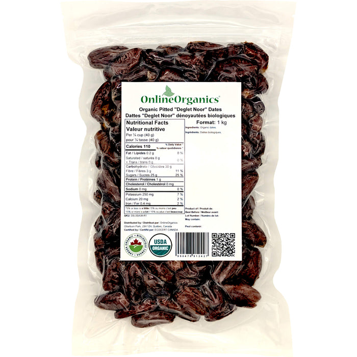 Organic Pitted "Deglet Noor" Dates