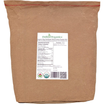 Organic Raw Sunflower Seed Protein Powder 53%