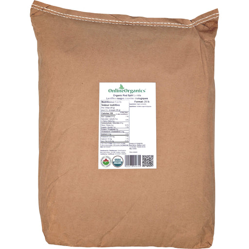 Organic Red Split Lentils