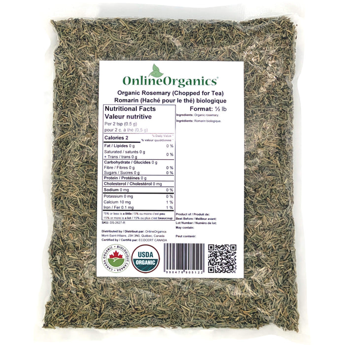 Organic Rosemary Leaves (Chopped for Tea)