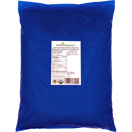 Organic Semi-Sweet Chocolate Chunks 55%