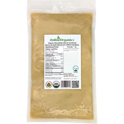 Organic Shea Butter (Raw & Unrefined) (Certified Fairtrade)
