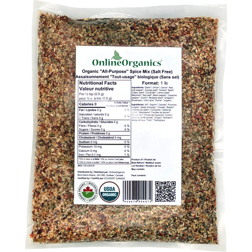 Organic All Purpose Spice Mix (Salt Free)