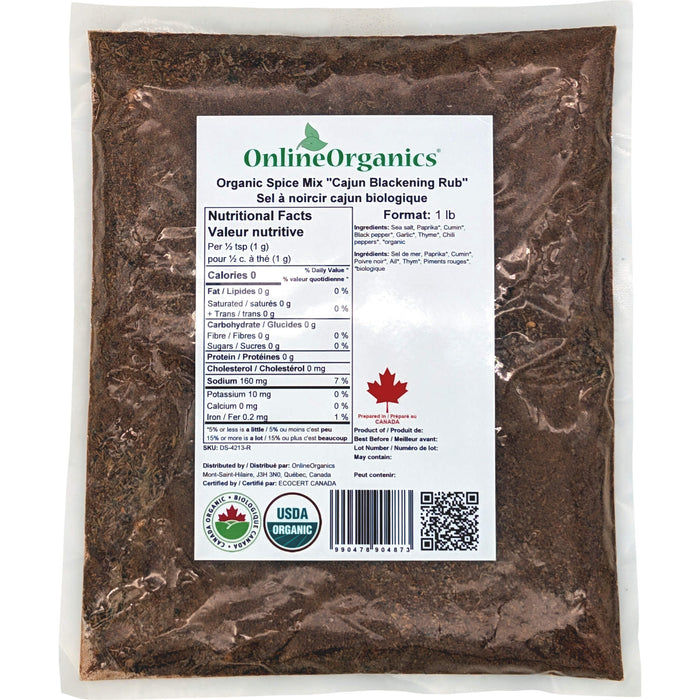 Organic Spice Mix "Cajun Blackening Rub"