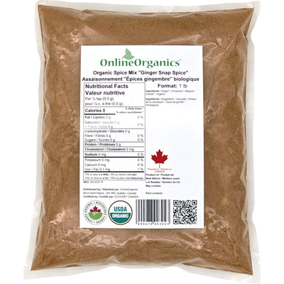 Organic Spice Mix "Ginger Snap Spice"