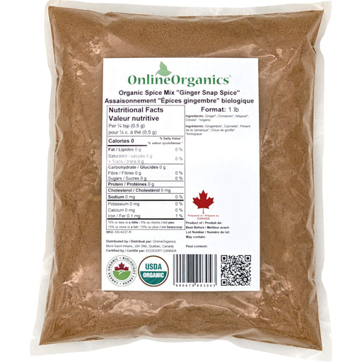 Organic Spice Mix "Ginger Snap Spice"
