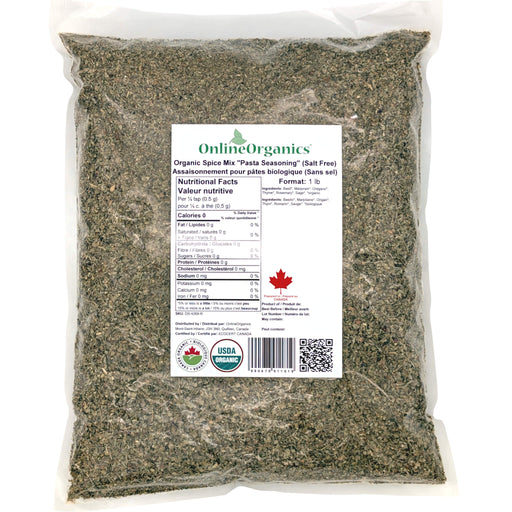 Organic Spice Mix "Pasta Seasoning" (Salt Free)