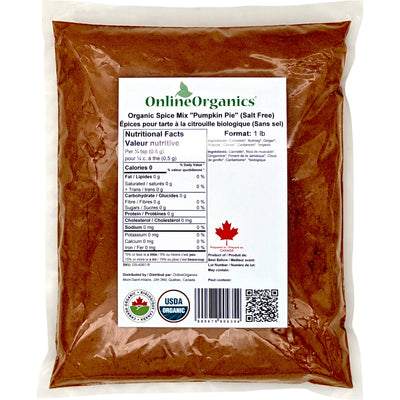 Organic Spice Mix "Pumpkin Pie" (Salt Free)
