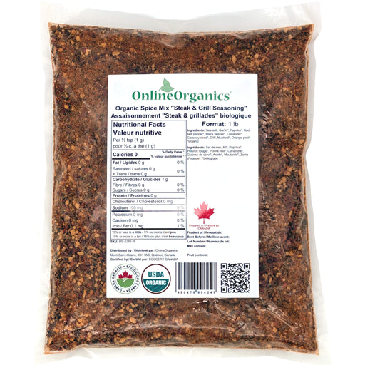 Organic Spice Mix "Steak & Grill Seasoning"