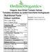 Organic Sun-Dried Tomato Halves Nutritional Facts