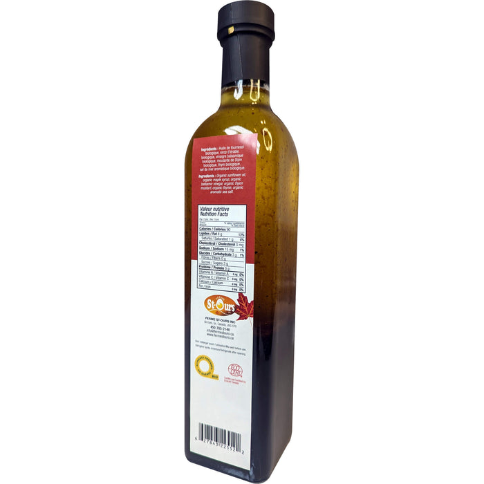 Organic Sunflower & Maple Salad Dressing from Quebec