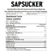 Organic Sapsucker Sparkling Tree Water Nutritional Facts