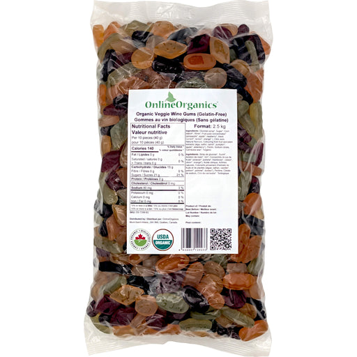 Organic Veggie Wine Gums