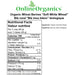 Organic Wheat Berries (Soft) Nutritional Facts