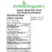 Organic Wheat Bran (Fine) Nutritional Facts