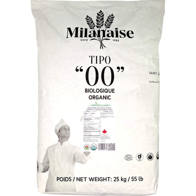 Organic White Unbleached Sifted Wheat Flour for Pizza (Tipo "00")