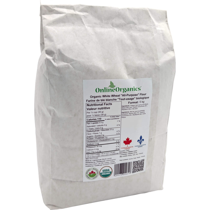 Organic White Unbleached Wheat "All-Purpose" Flour