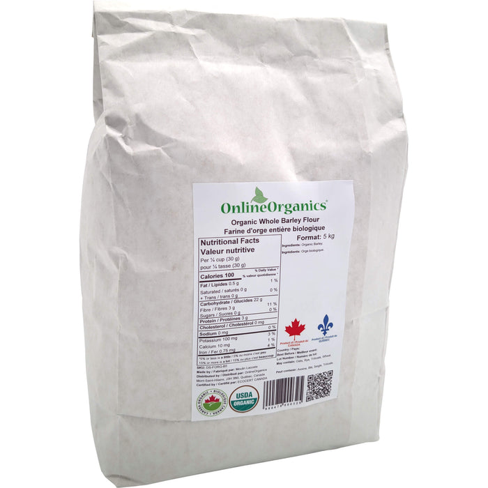 Organic Whole Barley Flour