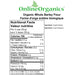 Organic Whole Barley Flour Nutritional Facts