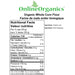 Organic Whole Corn Flour Nutritional Facts