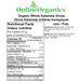 Organic Whole Kalamata Olives Nutritional Facts