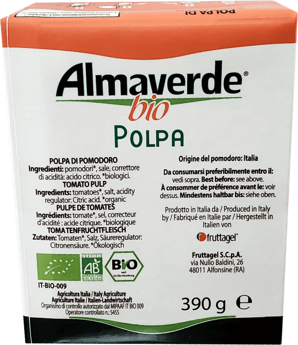 Organic Almaverde Tomato Pulp (Polpa)