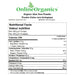 Organic Aloe Vera Powder Nutritional Facts