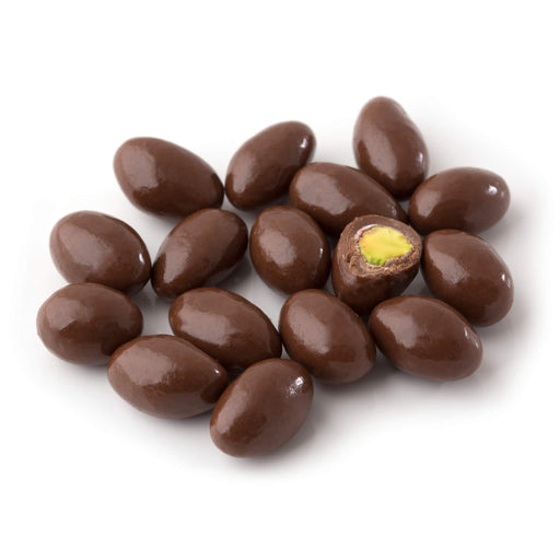 Organic Chocolate Covered Pistachios with Toffee (Milk Chocolate)