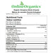 Organic Cinnamon Sticks (Cassia) Nutritional Facts