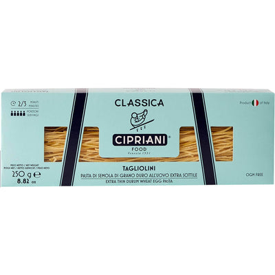 Organic Cipriani "Tagliolini" Egg Pasta
