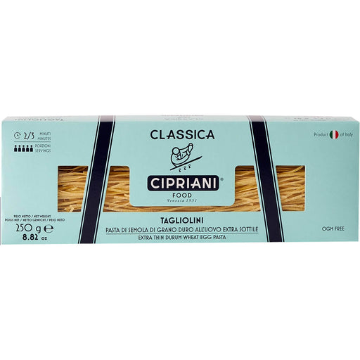 Organic Cipriani ''Tagliolini'' Egg Pasta