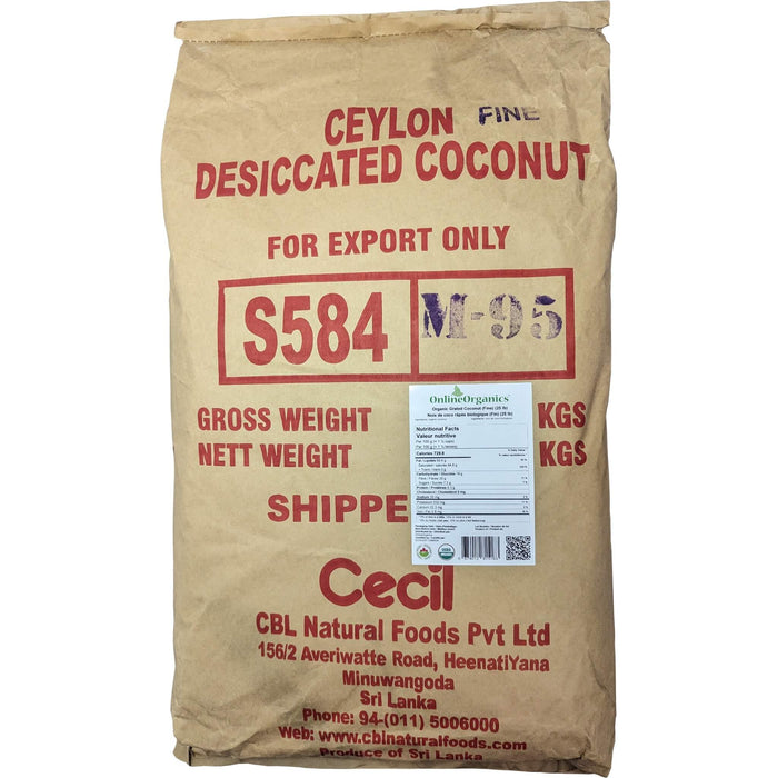 Organic Grated Coconut (Fine)
