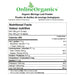 Organic Moringa Leaf Powder Nutritional Facts