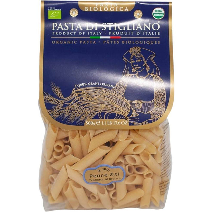 Organic ''Penne Ziti'' Durum Wheat Pasta