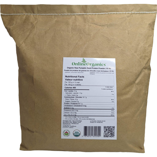 Organic Raw Pumpkin Seeds Protein Powder 65%