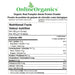 Organic Raw Pumpkin Seeds Protein Powder 65% Nutritional Facts