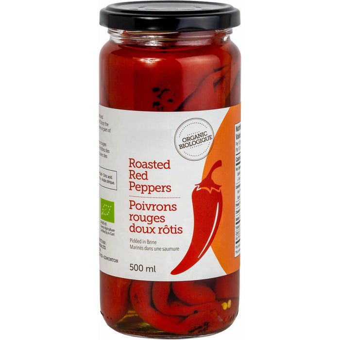 Organic Roasted Sweet Red Peppers