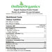 Organic Soybean Protein Powder 90% (Soy Protein) Nutritional Facts