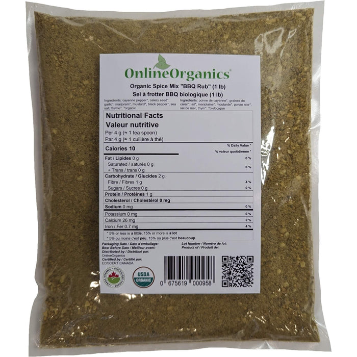 Organic Spice Mix “BBQ Rub”