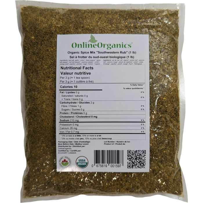 Organic Spice Mix “Southwestern Rub”
