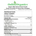 Organic White Quinoa Protein Powder 35% Nutritional Facts